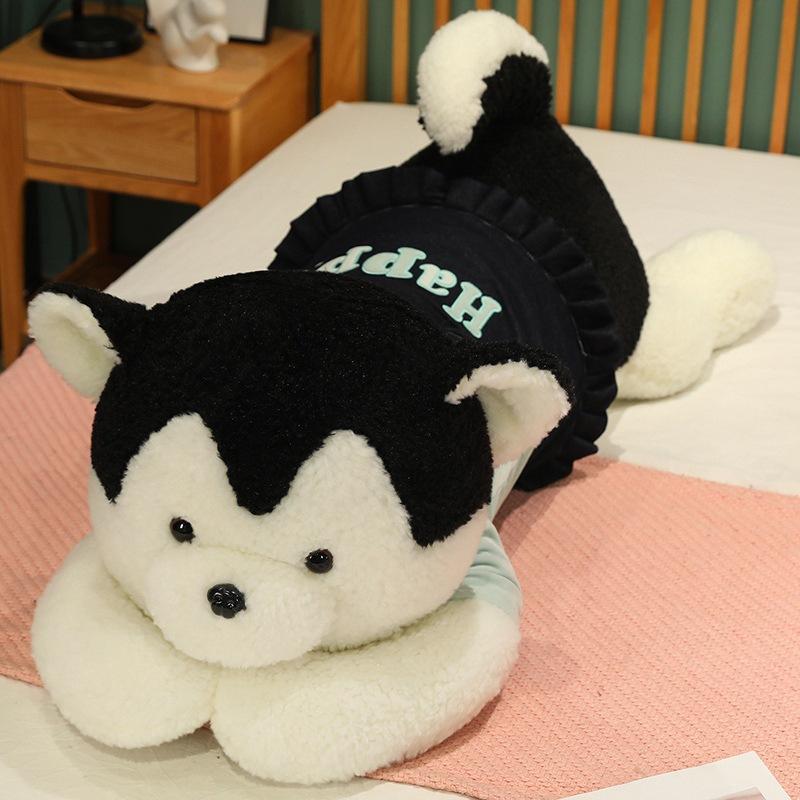 Большая кукла Хаски для пары, плюшевая игрушка, кукла-собака, подушка для сна для девочки, кукла-марионетка