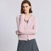 LILY exquisite pearl sequin knitted cardigan