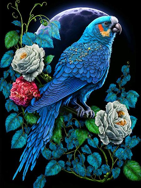 5d Diy Алмазная картина Попугай Набор для вышивки крестом Мозаика Красочные Птицы Квадрат/Круглый Домашний Декор Вышивка Картина