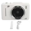 4K 48MP Digital Camera 2.8in IPS Display 16X Digital Zoom 1080P FHD Compact Vlog Camera with Autofoc