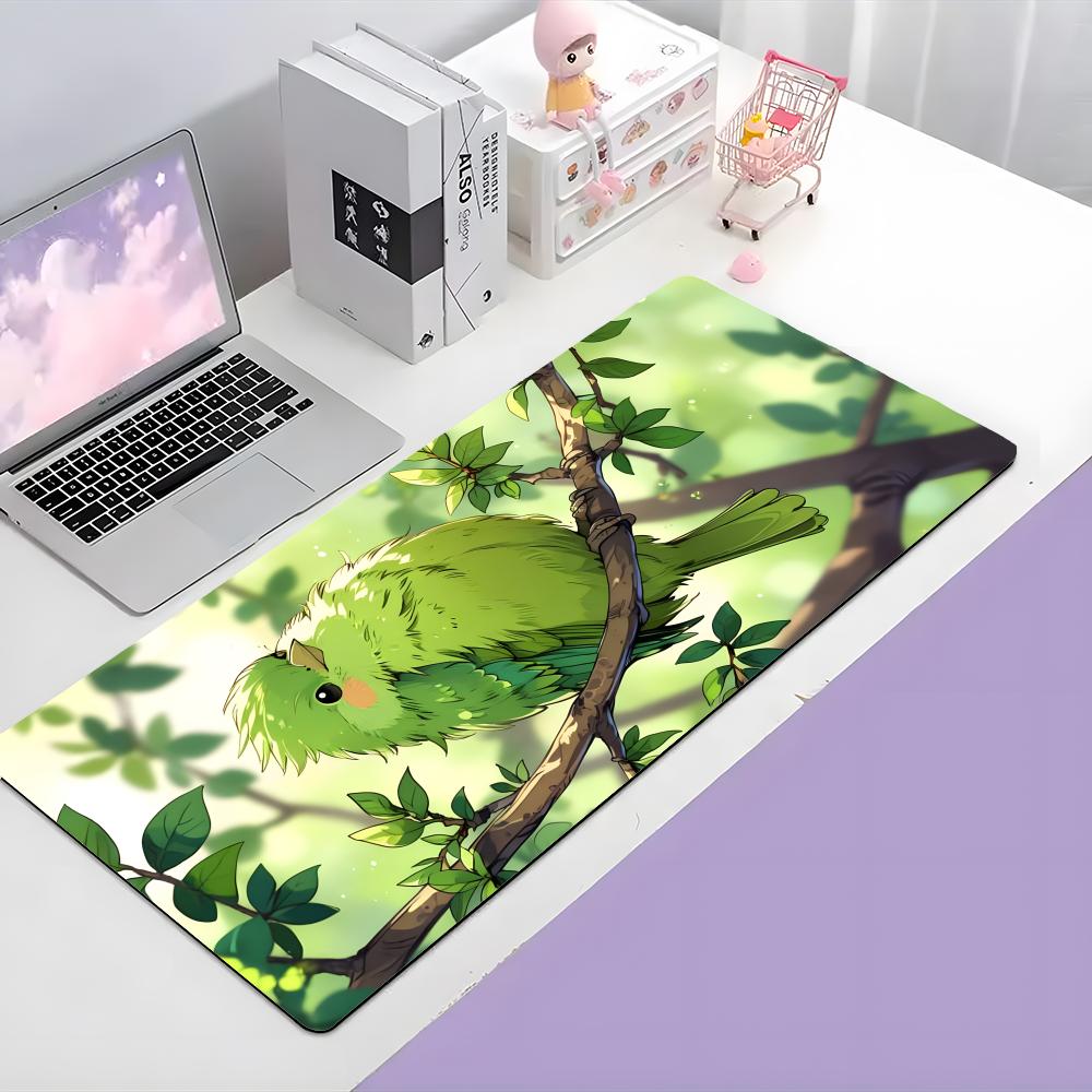 Bird Cute Flying Animal Art Mouse Pad Large Gaming Mousepad With Thick Stitched Edge NonSlip Desk Mat