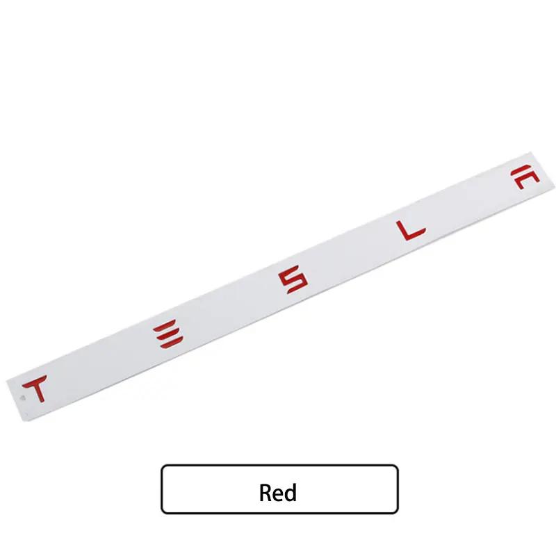bfxhr7 1pcs 3D ABS Logo Tesla Emblem Letters Car Trunk Badge Rear Letter Label Electroplated For MODEL 3 MODEL S X Modified accessories
