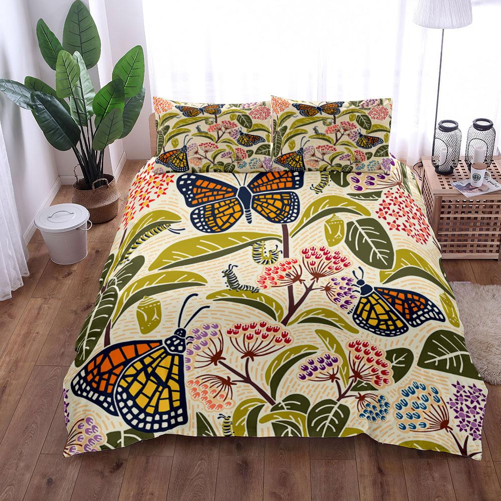 Комплект постельного белья Whimsical Flower для мальчиков, двуспальная кровать, двуспальная кровать, односпальная кровать, комплект постельного белья для мальчиков