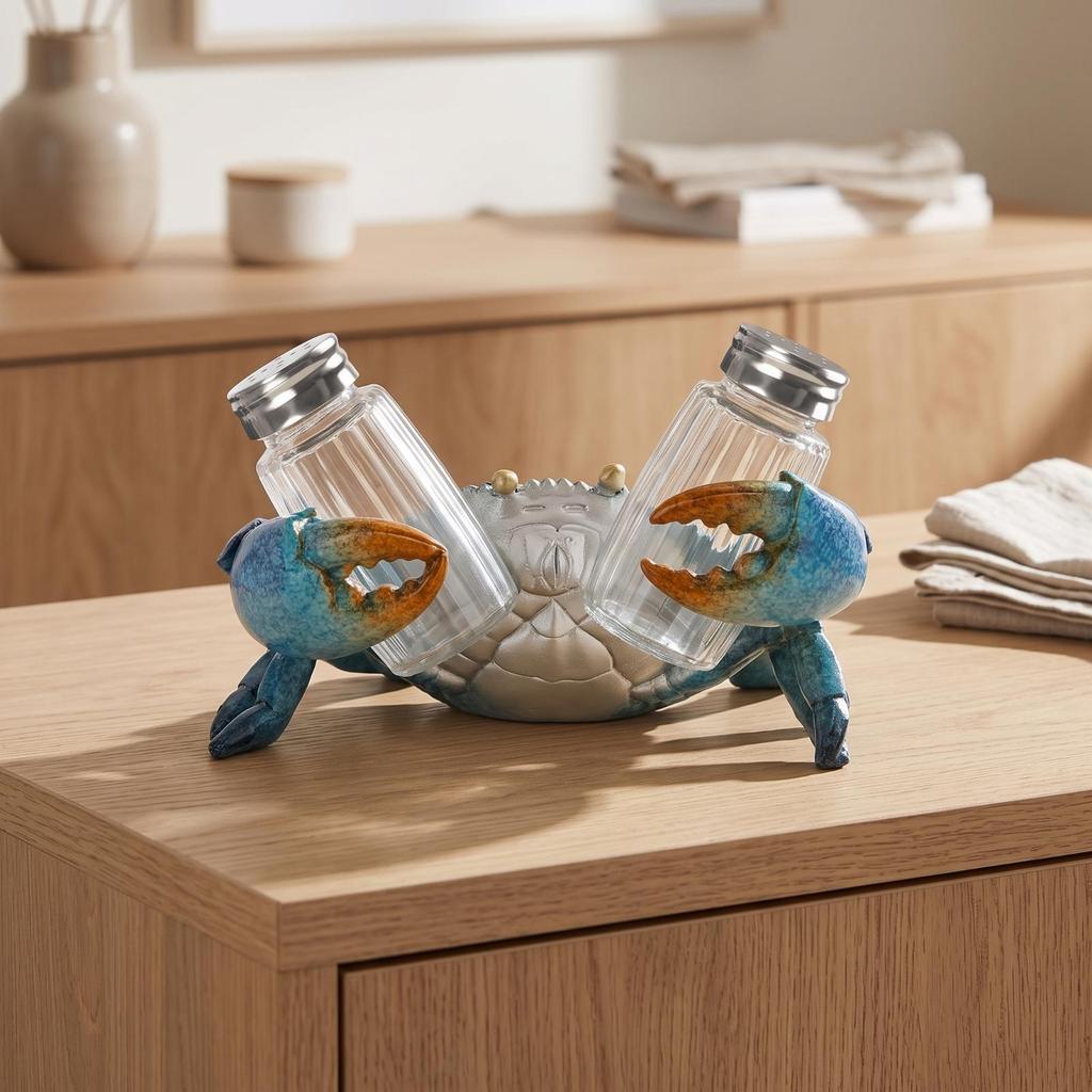 Condiment Bottle Holder with Glass Bottles Decorative Organizer Sturdy