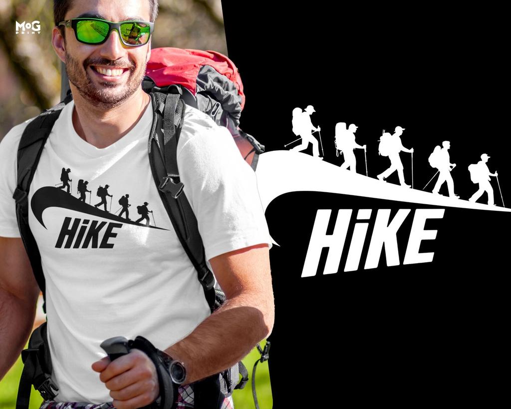 Hike Parody Mountain Climbing T-shirt Rambling Sports Walking Climber Tee Top