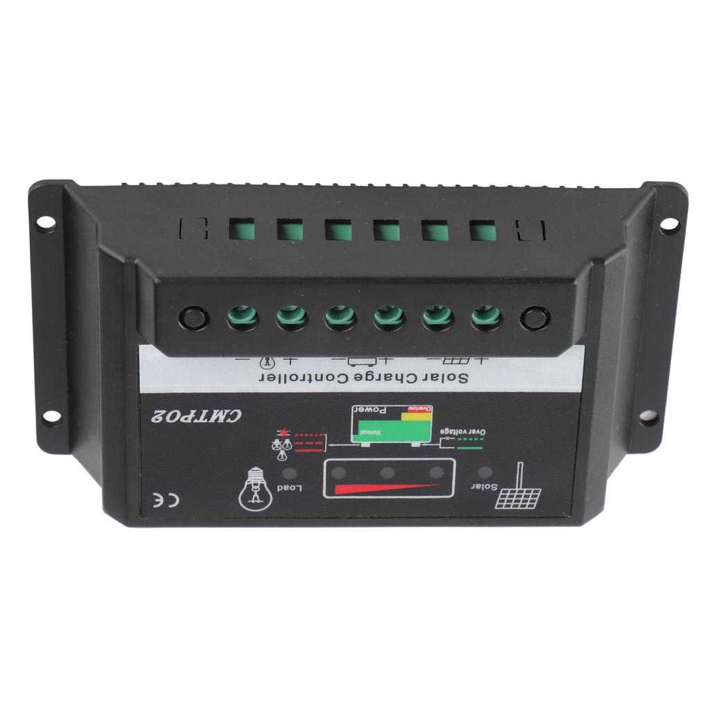 Portable Safety 30A 12 24V Solar Panel Battery Regulator Charge Charging Controller