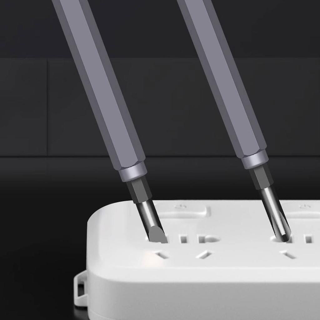 Multipurpose Screwdriver Voltage Tester Current Detector with LED Display Suitable for Electrical Work Easy Maintenance