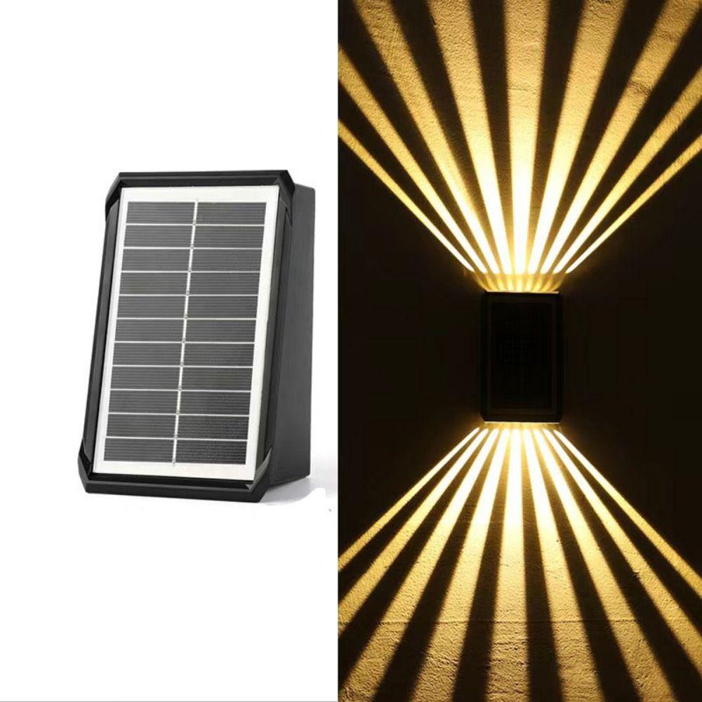 IP65 Waterproof Solar Wall Lamp Automatic Lighting Atmosphere Decoration Spotlights  Porch