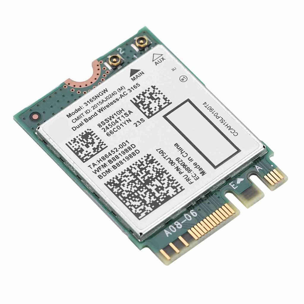 Для Lenovo Intel3165 Dual Band Wireless AC 3165NGW NGFF M2 433m Bluetooth4.2 802.11AC карта