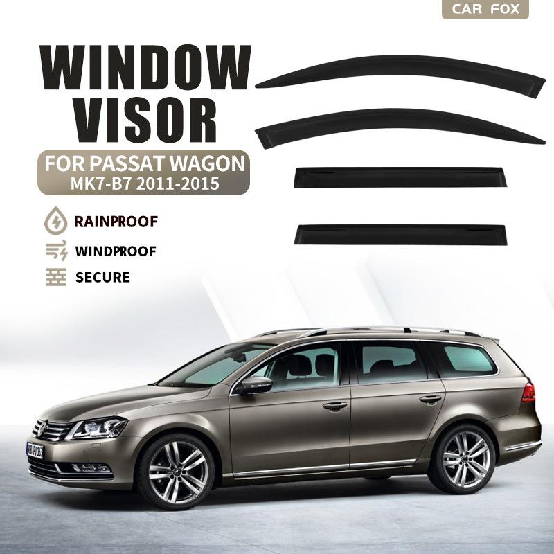 Дефлекторы окон автомобиля для VOLKSWAGEN VW Passat B6 B7 B8 A32 A33 Универсал Козырьки Навесы Защита от дождя Солнцезащитные Козырьки от дождя Аксессуары