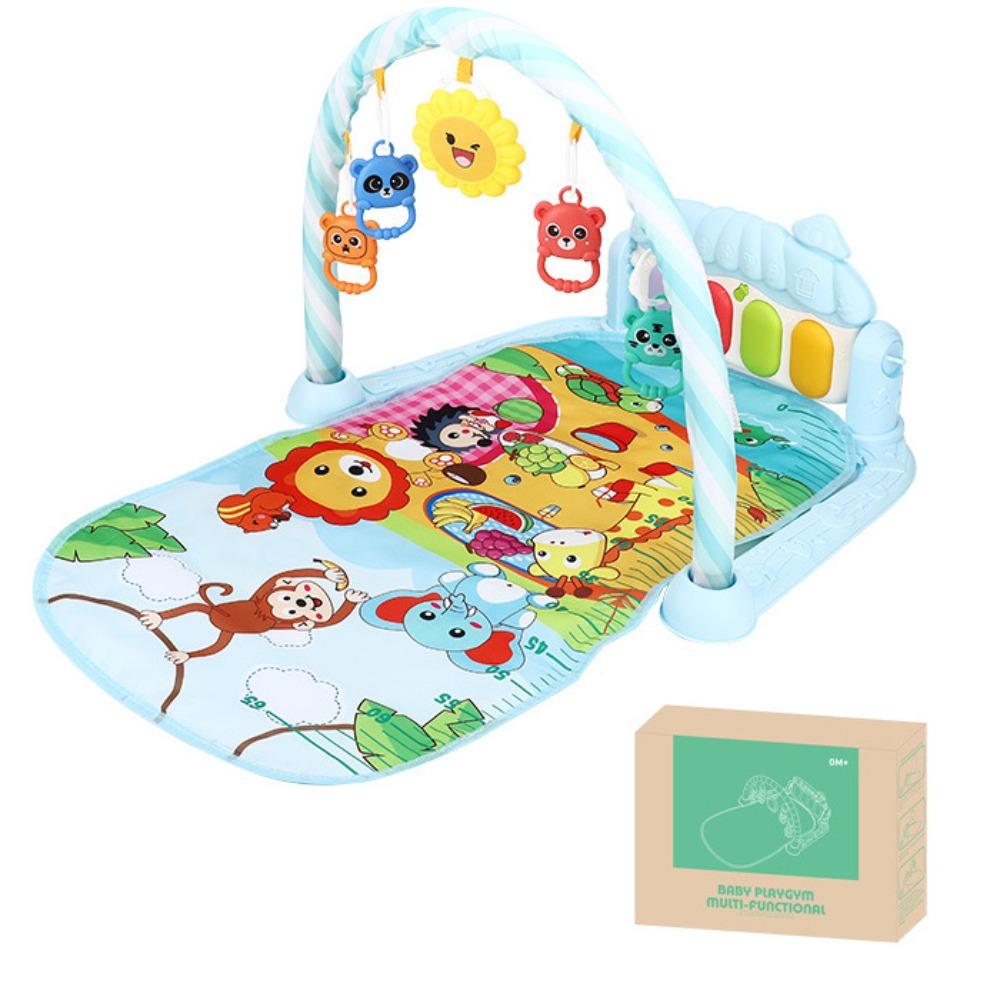 Music Rack Newborn Activity Gym Toy Early Education Infant Crawling Blanket Pedal Gifts