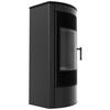 Дровяная стальная печь KRATKI TITAN Panorama Ø 150 11 кВт