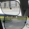 2 шт. Складной автомобильный солнцезащитный козырек на боковое стекло, защищает от УФ-лучей, с присосками