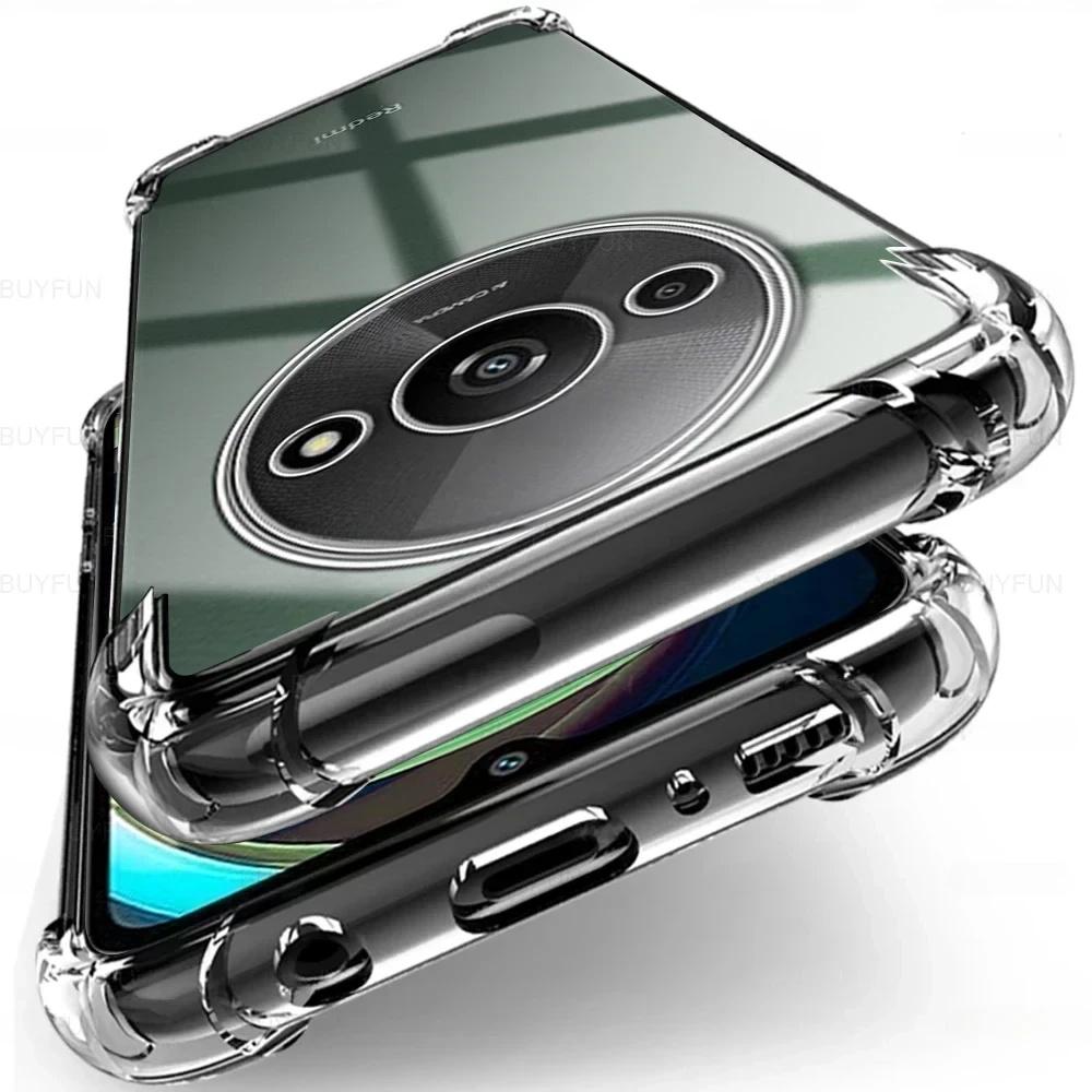 Case for Xiaomi Redmi A3, Dropproof, Transparent