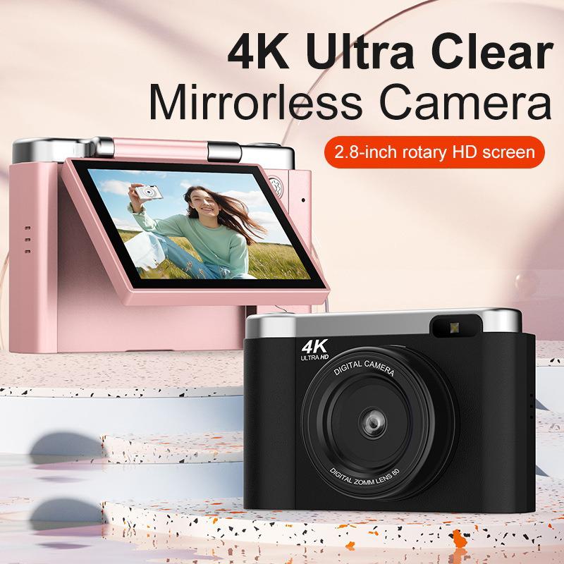 HD Retro CCD Flip Screen Digital Vlog Camera for Students