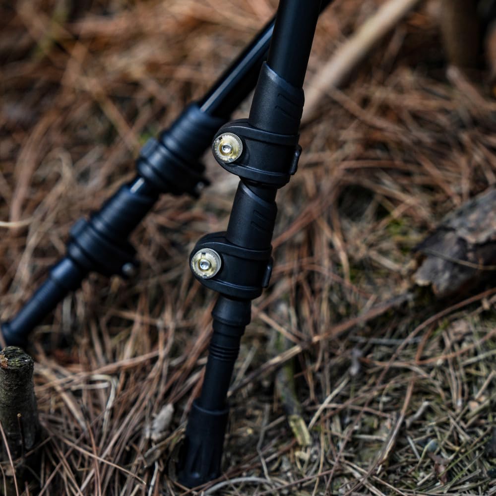 DEER LAND Альпинистская треккинговая палка Трекинговая палка Легкое альпинистское снаряжение Авиационная алюминиевая альпинистская трость Телескопическая (углерод