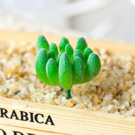 1шт искусственные сочные домашние растения флокирование DIY мебель офис бонсай декор