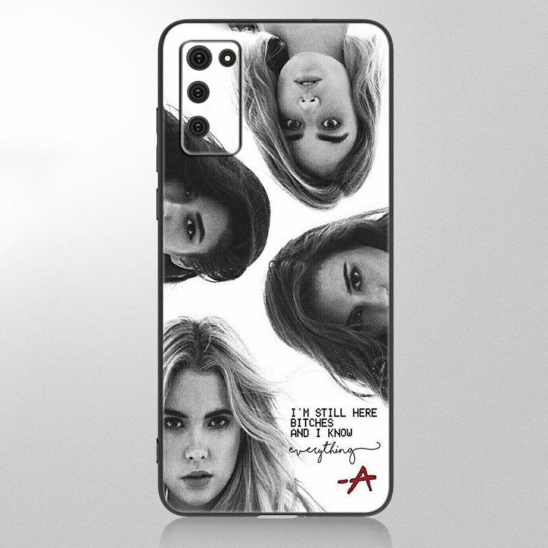 Чехол для телефона «Милые обманщицы» для Samsung Galaxy A12 A02S A22 A32 A52 A72 A71 A51 A41 A31 A21 A11 A50 A70 A10S A20S, черный чехол