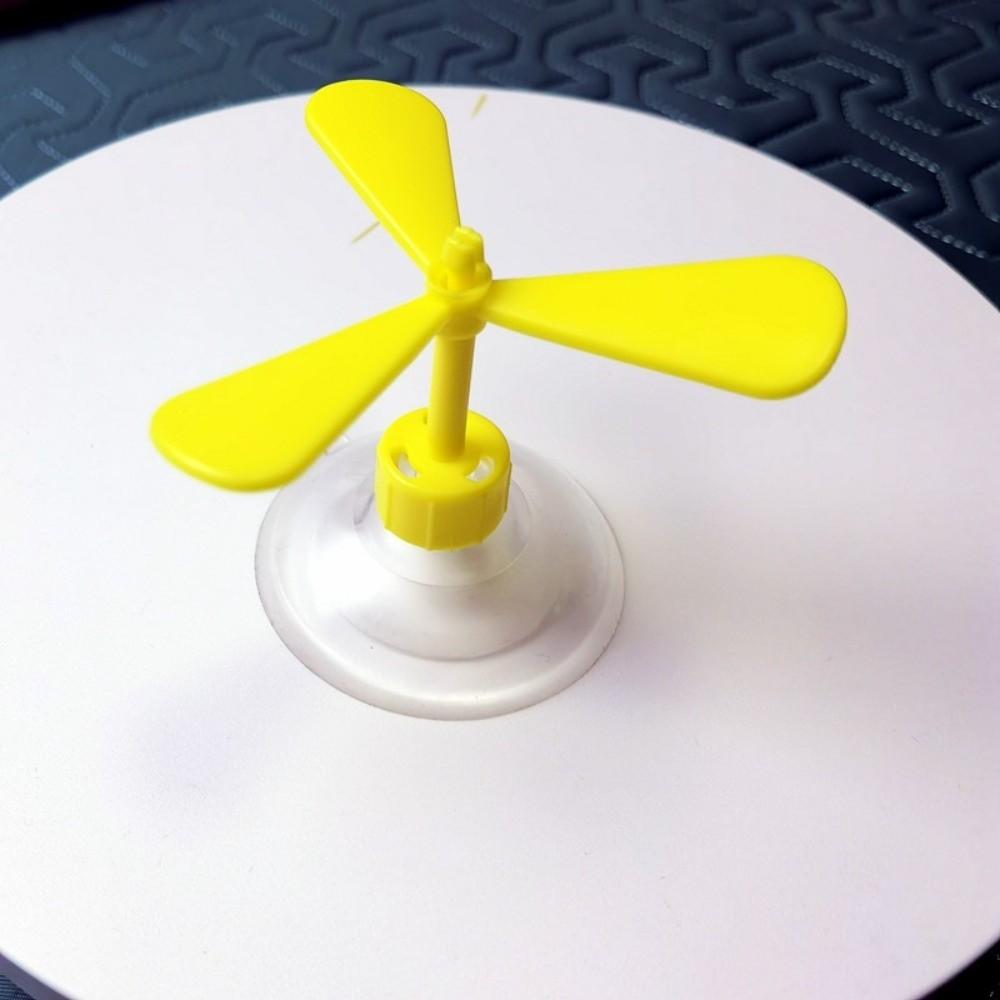 4pcs Plastic Bamboo Dragonfly Decor Sucker Mount Motorcycle Helmet Propeller Helmet Accessories