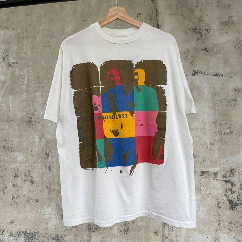 SALE U2 Tour T-shirt 90s Zoo TV Tour, unisex t-shirt full size Unisex T-Shirt