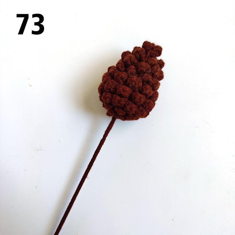 Подарок на День Учителя Подсолнух Вязаный Цветок Вязаный Цветок Ручной Работы Букет Домашний