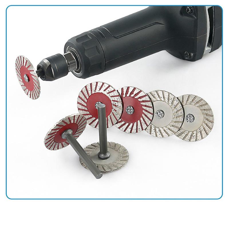 6 мм алмазная резка дисковая пила набор режущих дисков с оправкой для сверла дерево металл камень резка роторный инструмент