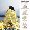 Minions Bananas Adventure Blanket Soft Throw Blanket For Home Bedroom Bed Sofa Travel Office Solid Christmas Blanket