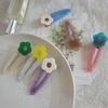 Korean Style Acetate Flower Hairpin: 2025 New Duckbill & Side Clip for Children