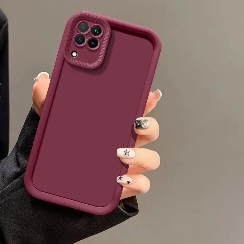 Чехол для телефона Samsung Galaxy A12 5G Полный комплект Матовый Противоударный Мягкий Защитный Чехол для Samsung Galaxy M12 F12