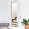Full Length Mirror, 156 x 37 cm Rectangular Full Body Mirror with Stand, Floor Standing, Hanging or Leaning Against Wall for Bedroom Cloakroom, Black