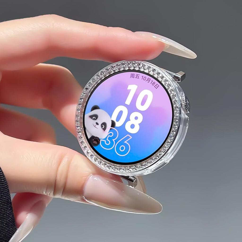 Блестящий полый корпус-рамка для Huawei Watch GT6 41 мм Алмазный кристаллический бампер-защита для Huawei GT6 41 мм Аксессуар-чехол