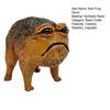 Cute African Model Creative Frog Decor Funny Toad Rain Animal Figurine Office Desktop Ornament Resin Craft Frog