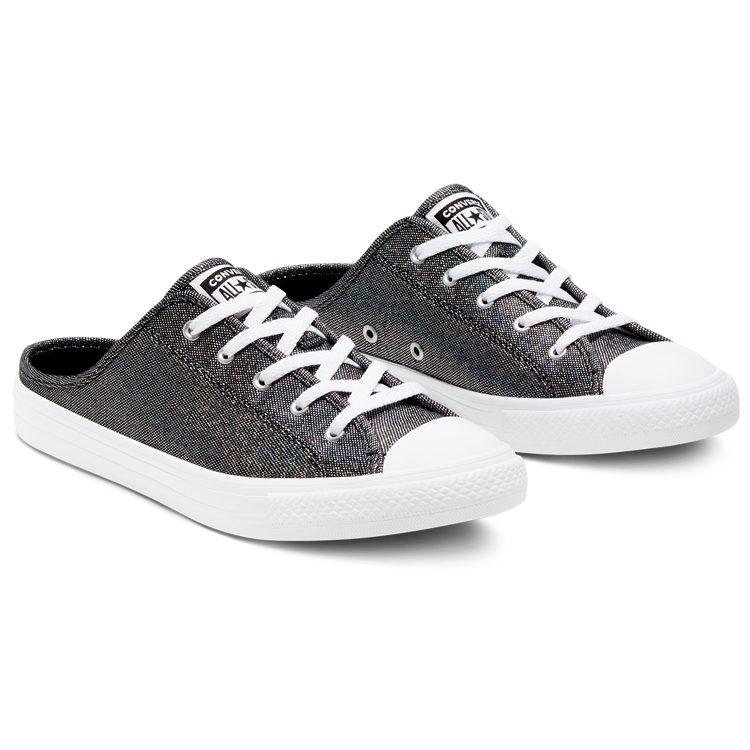 Converse Кеды Chuck Taylor All Star Dainty Mule Металлик Черный Педаль Повседневные Канвасовые Туфли Женские 568811C