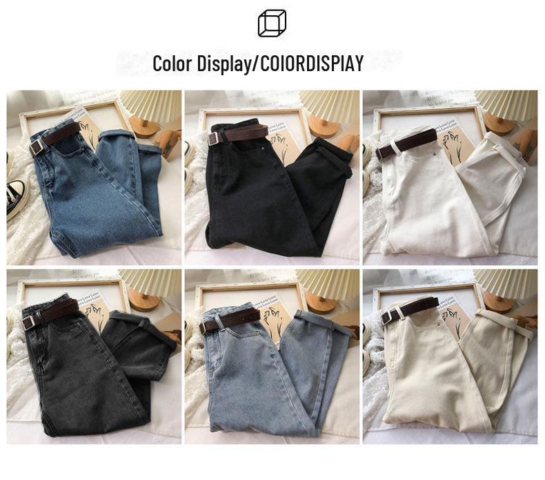 Женские облегающие джинсы-шаровары с высокой талией, осень/зима 2021 г.