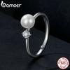 BAMOER из стерлингового серебра 925 пробы, роскошное кольцо с муассанитом для женщин, эффектный подарок на годовщину, ювелирные изделия