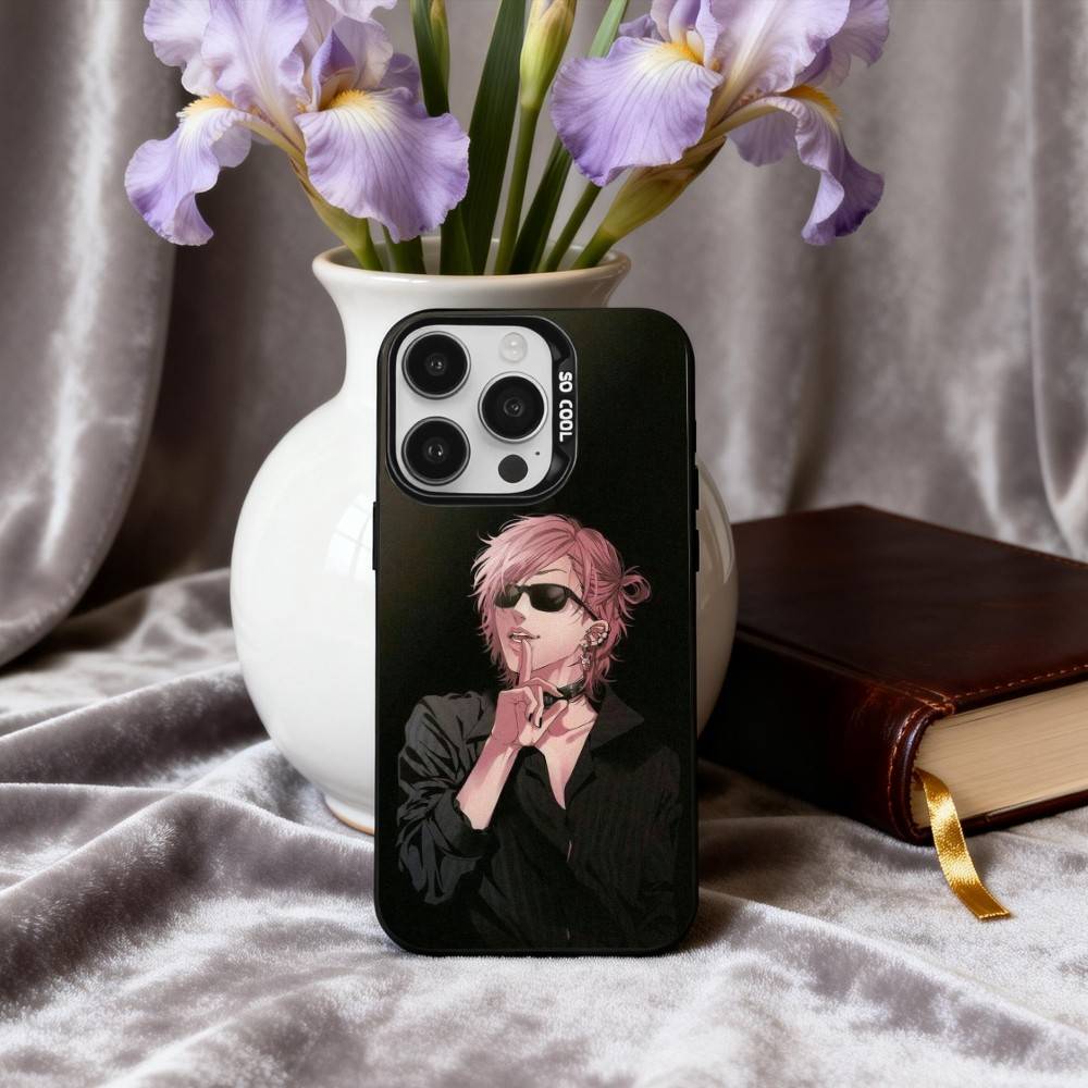 A-Аято Юри-S Y-Яричин Клуб Чехол для телефона для iPhone17,16,15,14,13,12,11 Plus,Pro Max Черный Конфетный Посеребренный Чехол