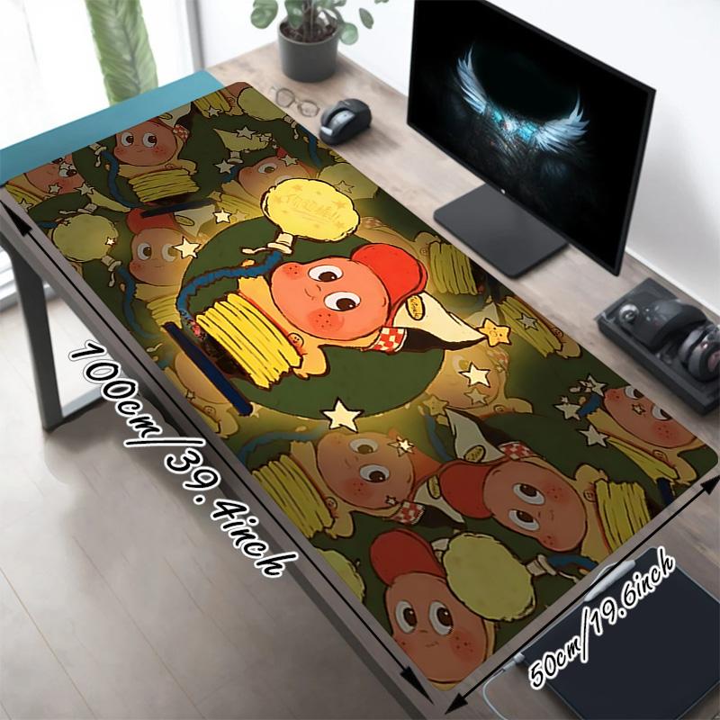 Toy Night Xl Gaming Mouse Pad Nonslip Rubber Base Stitched Edge Waterproof Desk Mat For Pc Laptop Gamer Office Computer Accessories C927658