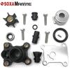 Outboard Water Pump Impeller Repair Kit for Johnson Evinrude OMC 9.9 15 HP Outboard 394711 0394711 0386697 0391698