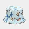 Factory  Women's Reversible Animal Print Bucket Hat Cotton Wide Brim Breathable Casual Sport Fishing Four Seasons