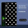 Черно-белый цветок Роскошный черный чехол для телефона Samsung Galaxy S23 S24 S25 Ultra S22 Plus S21