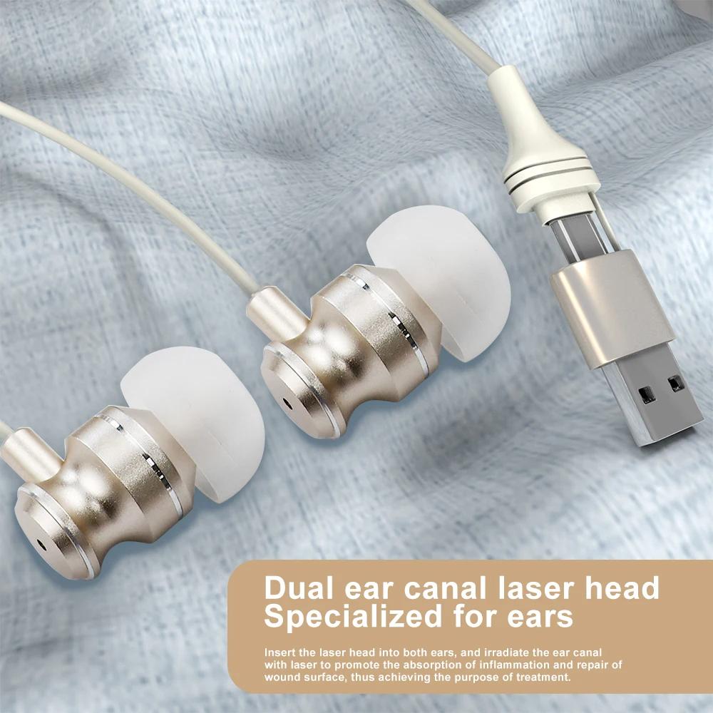 650nm Red Light Ear Care Device - Portable LLLT Technology for Ear Canal Wellness Support