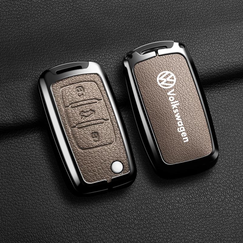 For VOLKSWAGEN VW Car Zinc Alloy Key Case Cover Shell For Volkswagen VW Polo Bora Beetle Tiguan Passat B5 B6 B7 Golf EOS Scirocc