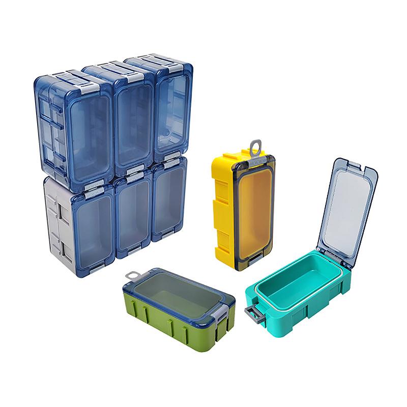 3 шт. светящиеся рыболовные коробки мини-пластиковые ящики для хранения рыболовных крючков органайзер для приманки контейнер для инструментов для карпа