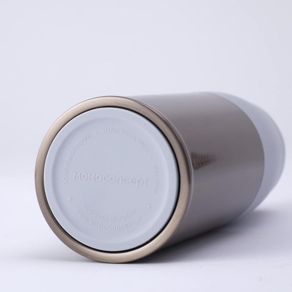 MOMO CONCEPT Бутылка для воды с вакуумной изоляцией, легкий тамблер Lupine RG 400 мл, ледяной серый 01002-29232R