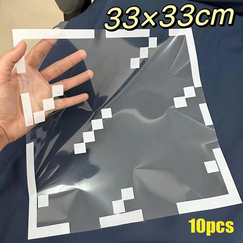 1/4/8/10/12/20/30Pcs Pixel Style Glass Window Sticker Electrostatic Stickers Home Window Decoration Festival Dress Up Diy Gift