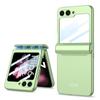 Для Samsung Galaxy Z Flip 7 6 5 4 Flip7FE 5G Магнитная защита шарнира Чехол для телефона Стекло для внешнего экрана Матовый Ударопрочный Жесткий чехол