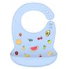 LOFCA 1pc Silicone Bibs For Kids Newborn Baby Bibs Waterproof Silicone Feeding Baby For Toddler Breakfast Feedings Adjustable