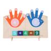 Children's Wooden Math Board: Addition & Subtraction Teaching Aid for Early Learning and Logical Thinking.