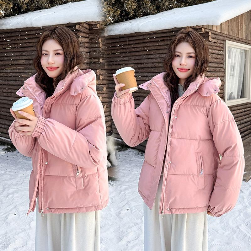 Simple Bread Clothes Down Cotton-padded Clothes Women's New Winter Coats Thickened Student Coats