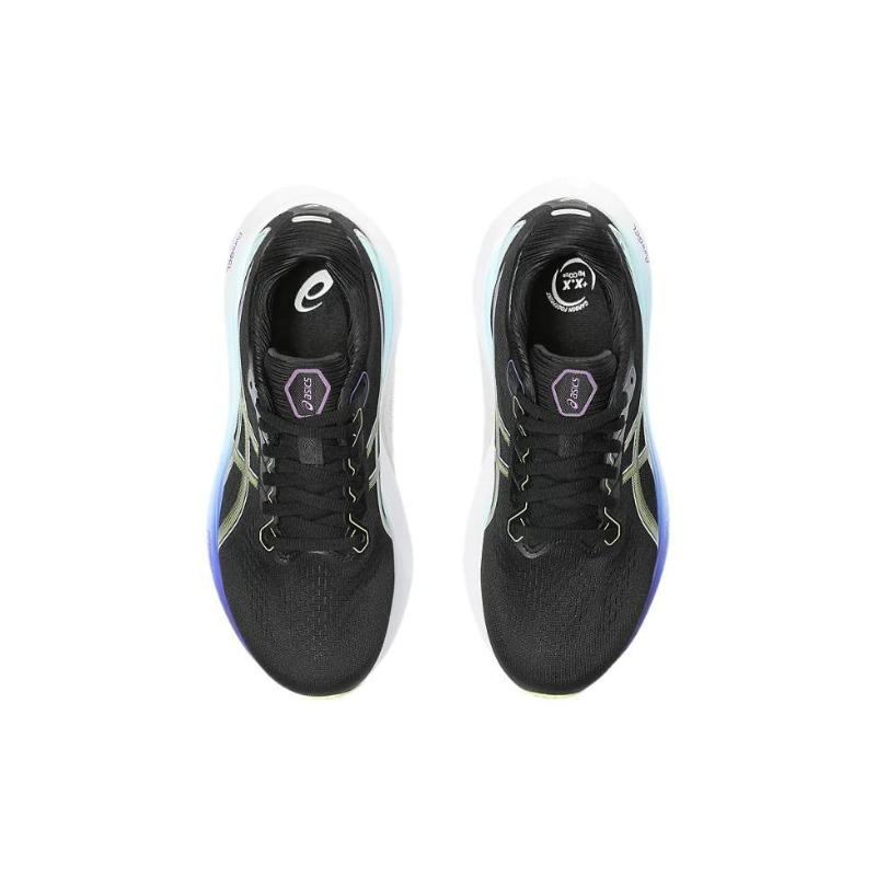 Asics Кроссовки для марафона Gel-Kayano 30 Женские Низкие Черно-Желто-Синие 1012B357-003
